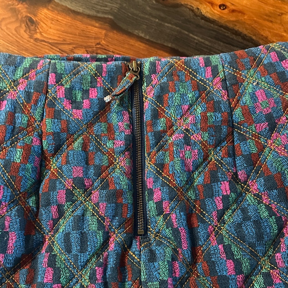 FARM Rio Multicolor Quilted Mini Skirt - Picture 4 of 5